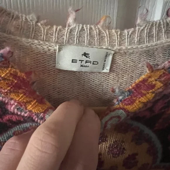 Etro cashmere sweater size 4